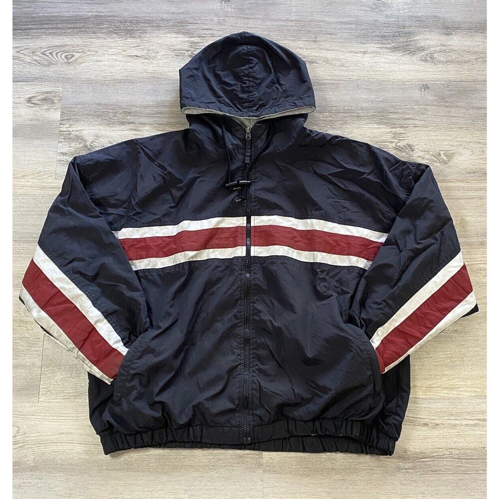 Vintage North Crest Men’s XL Ski/Snow Jackets Insulated Black/Red/White